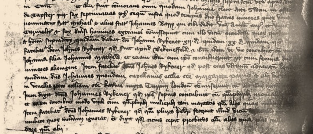 do i need a thesis statement in essay A scan of the first page of the notes from the interrogation of John / Eleanor Rykener, the Guildhall, London, December 1394–January 1395